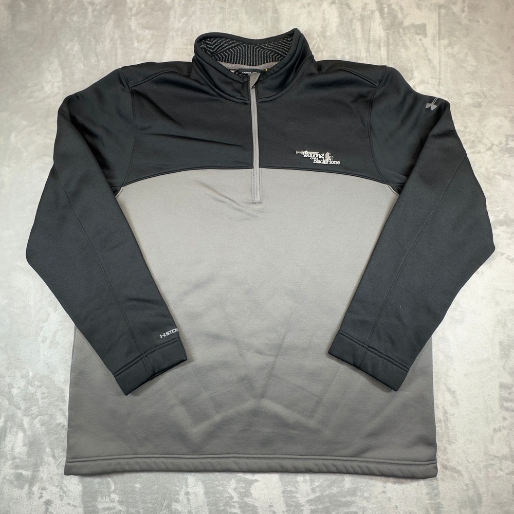 Under Armour Golf Storm Infrared Quarter Zip 2XL Black Gray Bayonet Black Horse